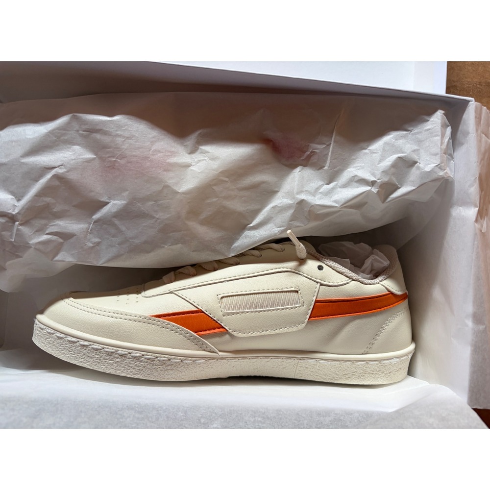 Oliver Cabell Vegan 481 Starfish Cream Orange Sneakers Size 36 OC-SN-VG-0106